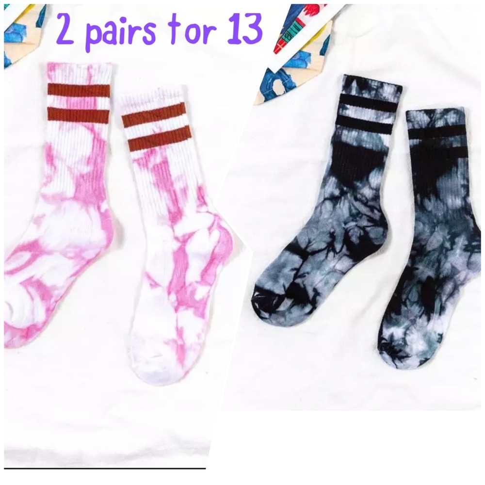 Tie Dye socks 2 pairs